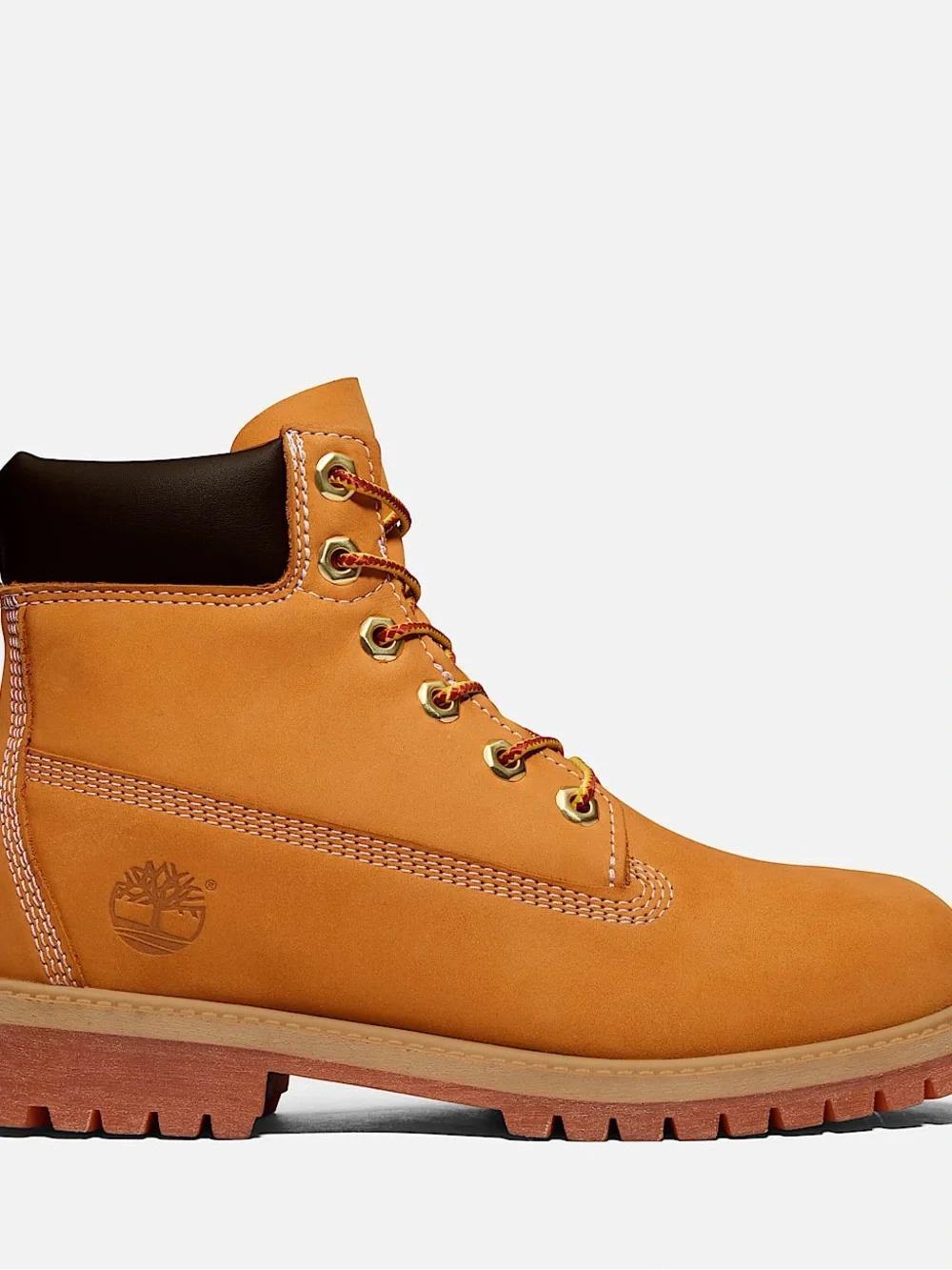 Timberland Premium Wheat Nubuck 6-Inch Lace-Up Boots